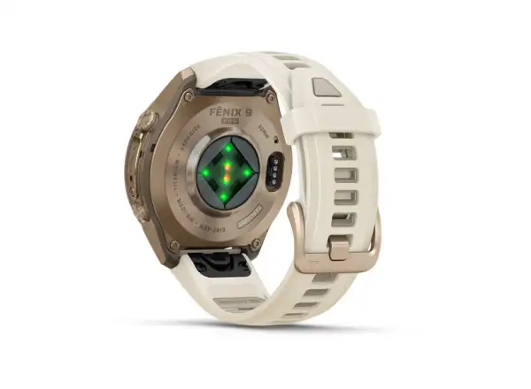 Garmin fenix 9 Pro inReach 43 mm inteligentné hodinky Autumn gold titanium/Cream/french gray