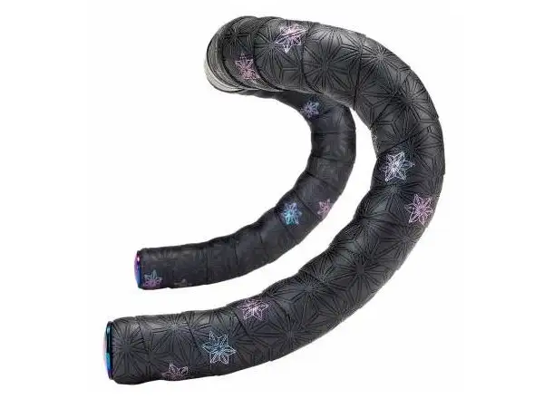 Supacaz Super Sticky Kush Galaxy Wrap Oil Slick/Oil Slick Plugz