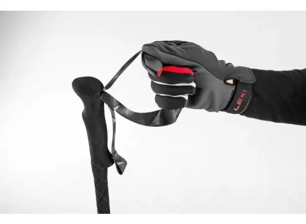 Leki Mezza Lite skialpové palice bright red/black/neon yellow