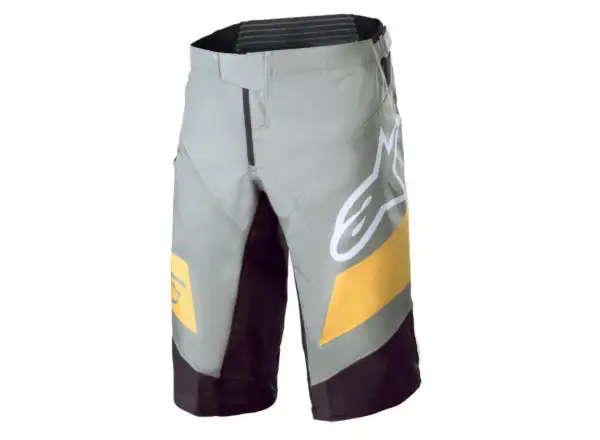 Alpinestars Racer pánske šortky Green Steel/Sulphur Yellow