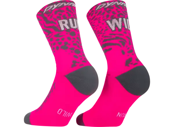 Dynafit Run Wild Crew bežecké ponožky Pink Glo/0720