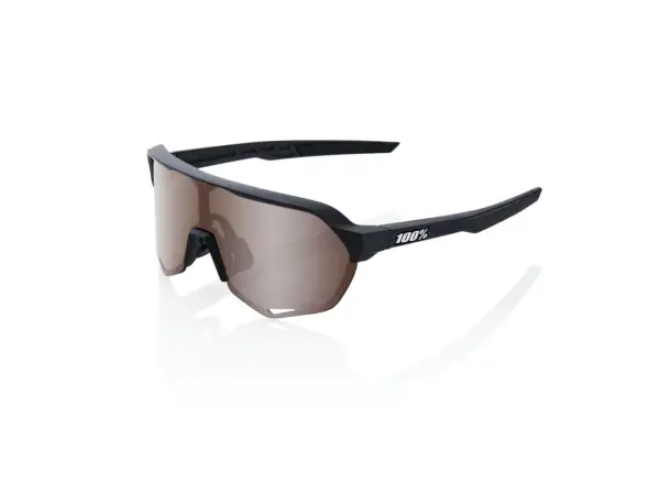 100% S2 okuliare Soft Tact HiPER Black/Crimson Silver Mirroe