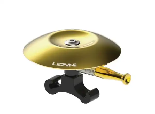 Lezyne Classic Shallow Brass zvon zlatý/čierny