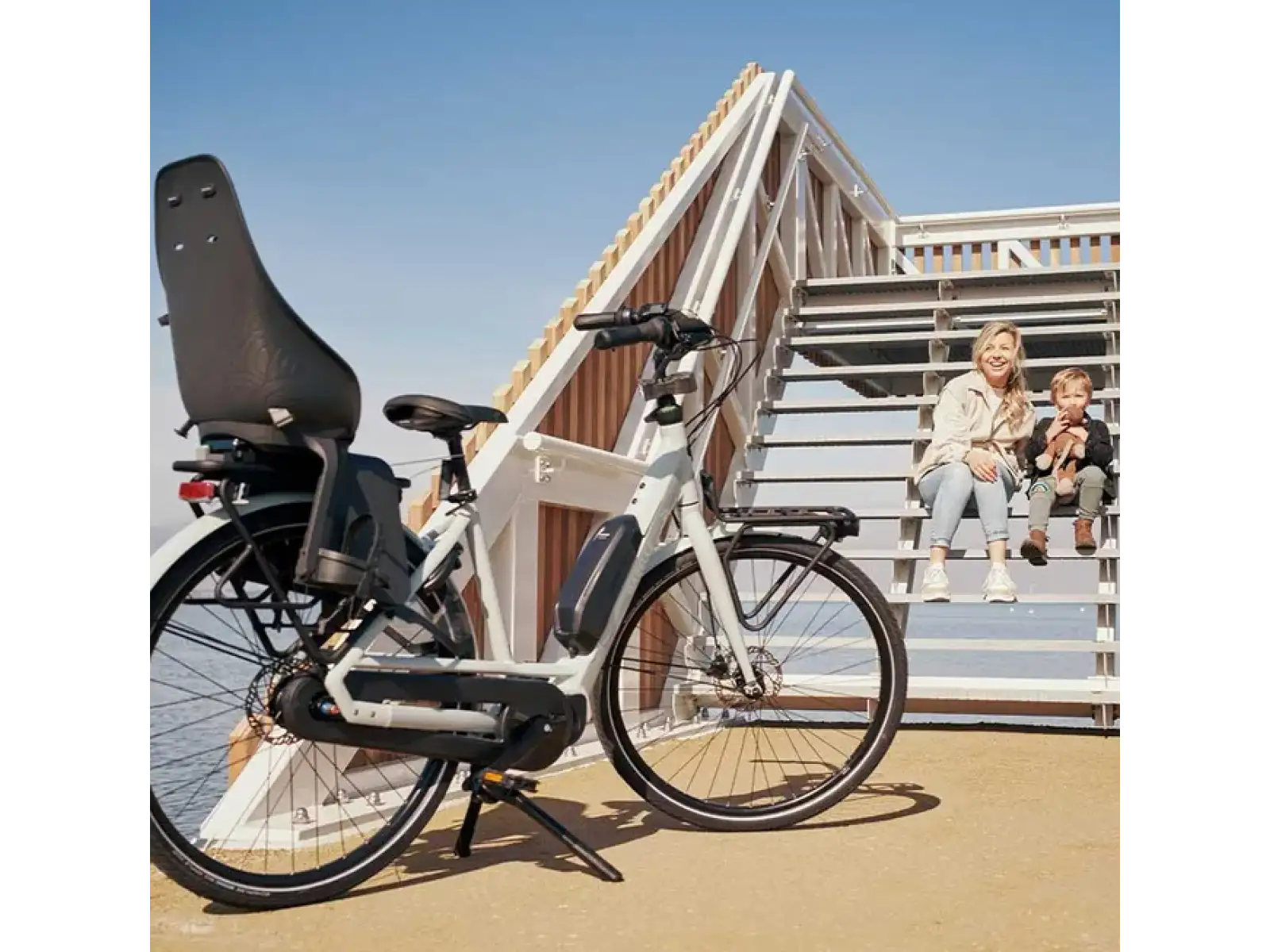 Urban Iki Ta-ke zadná sedačka na bicykel pre MIK nosiče Bincho Black/Bincho Black
