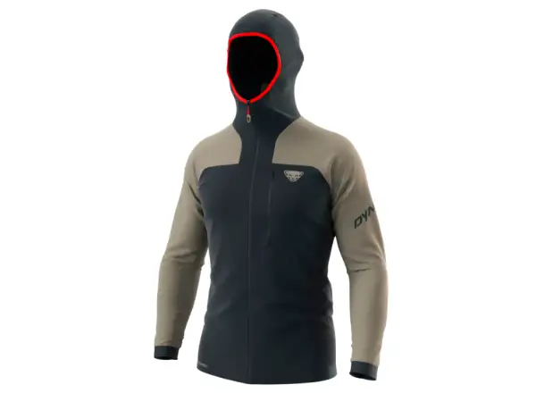 Dynafit Speed ​​Polartec Hooded pánska bunda Rock Khaki