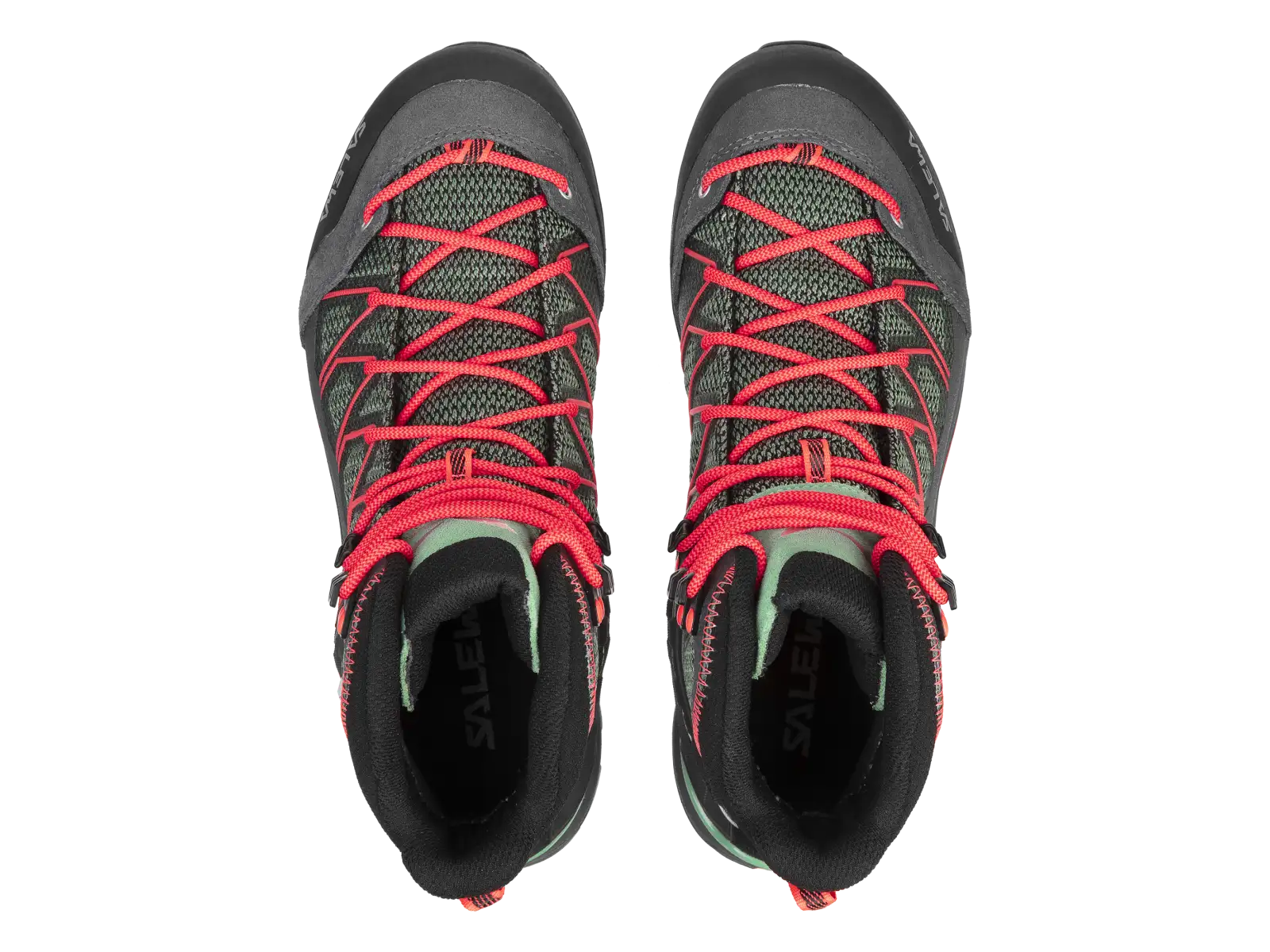 Salewa WS MTN Trainer Lite Mid Gore-Tex dámske topánky Feld Green/Fluo Coral
