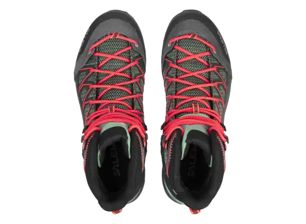 Salewa WS MTN Trainer Lite Mid Gore-Tex dámske topánky Feld Green/Fluo Coral