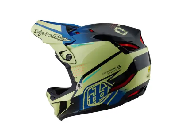 Troy Lee Designs D4 Composite prilba Drip Glo Yellow