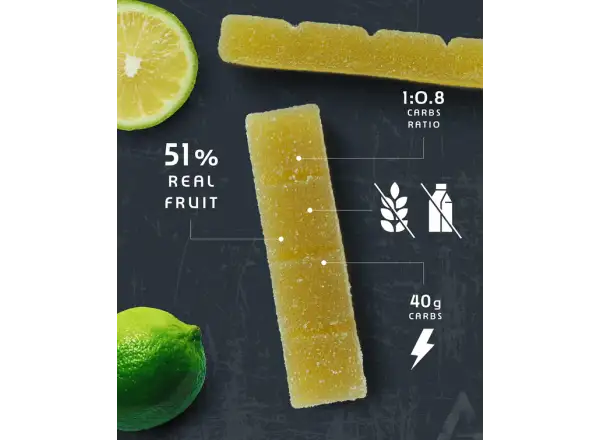 Amacx Turbo Fruit Chew energetická žuvačka 50 g Citrus