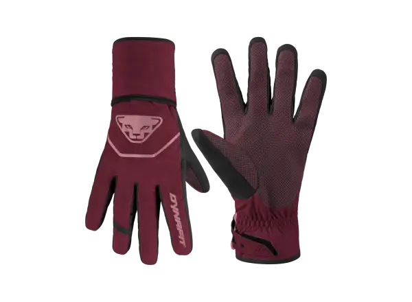 Dynafit Mercury Dynastretch lyžiarske rukavice Burgundy