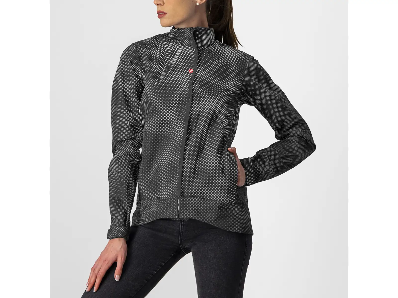 Castelli Commuter Reflex dámska bunda Light Black