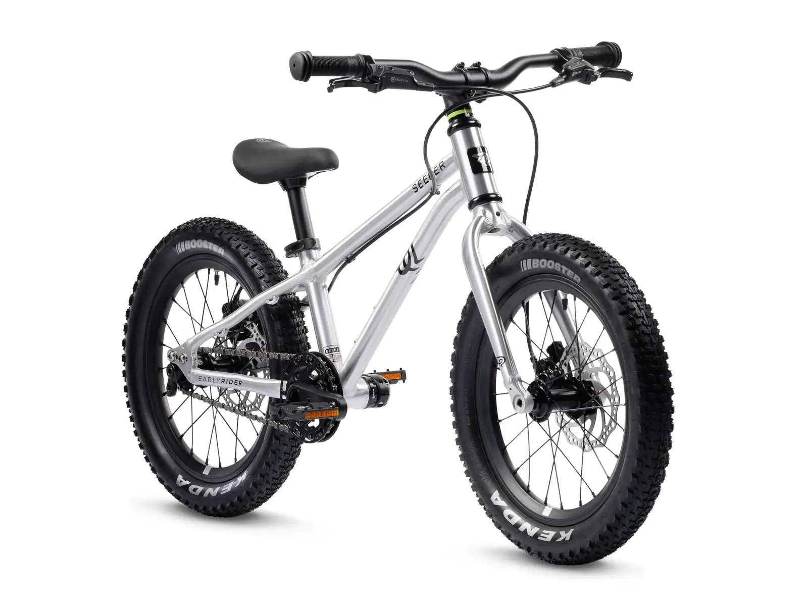 Early Rider Seeker 16" detský bicykel Brushed Aluminium 2026