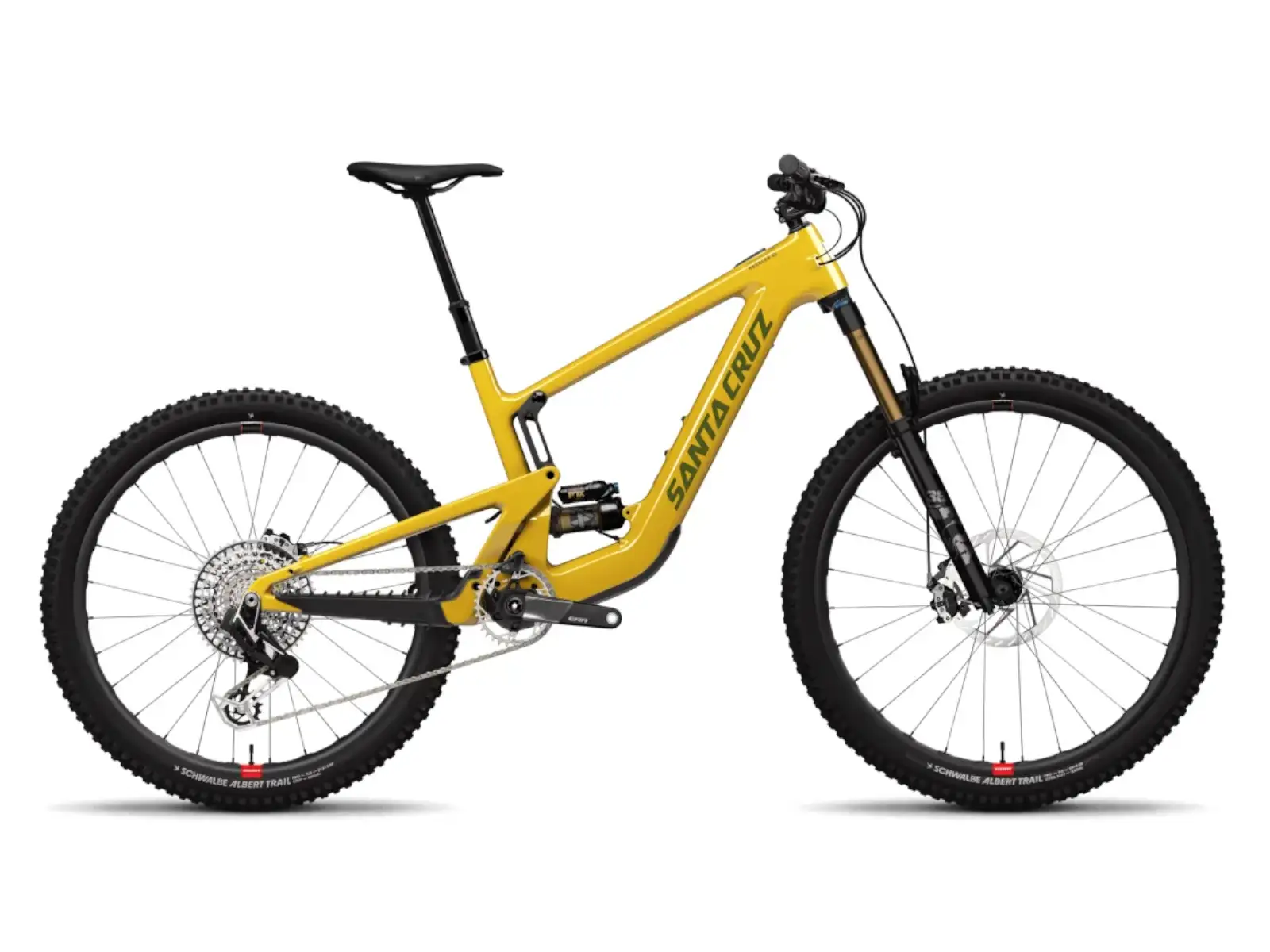 Santa Cruz Heckler SL 1 CC MX XX AXS RSV celoodpružený elektrobicykel Gloss Mustard
