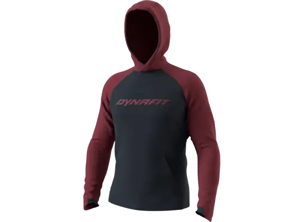 Dynafit 24/7 Polartec Hoody pánska mikina Burgundy