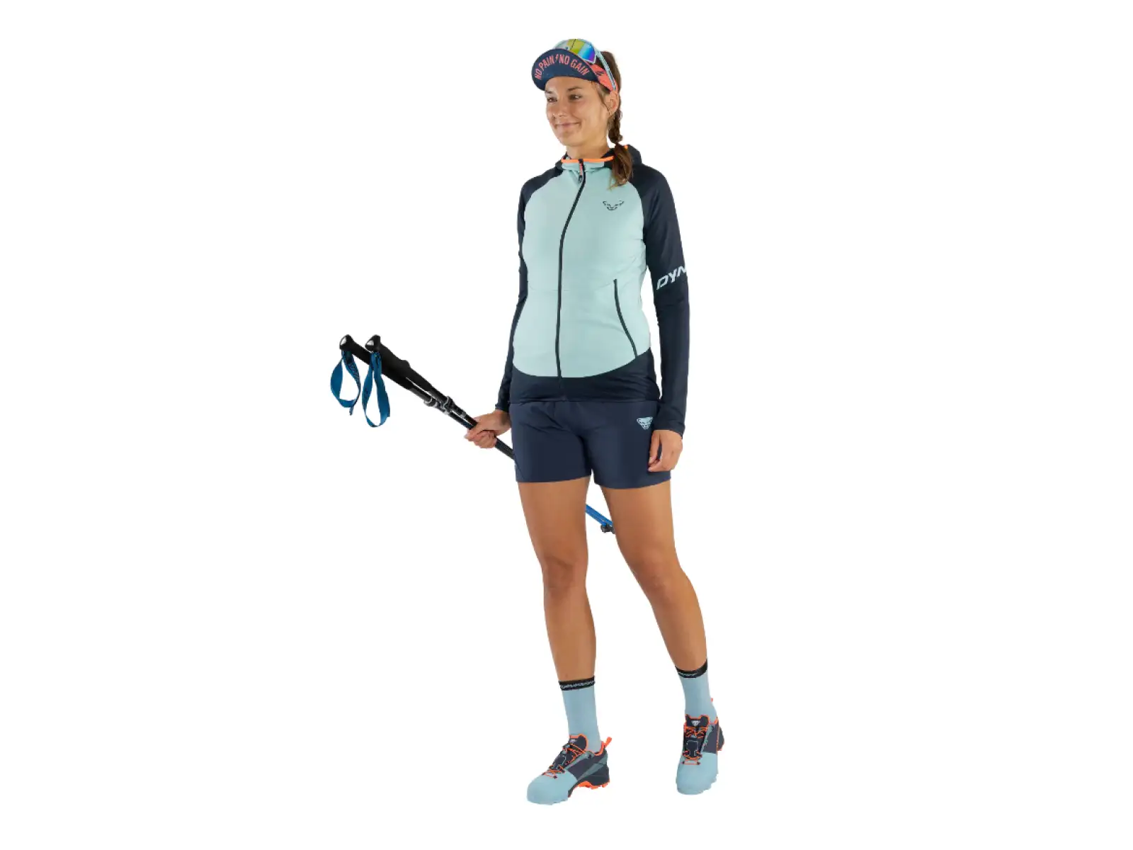 Dynafit Transalper Hybrid dámske kraťasy Blueberry/Marine Blue