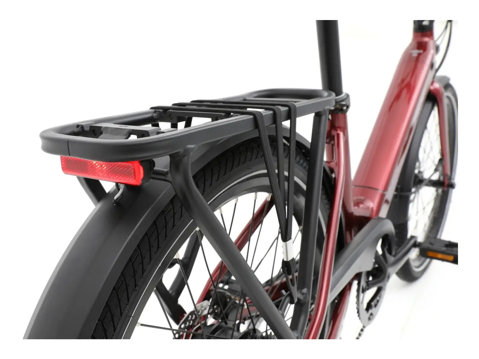Apache Tanka 24 RX skladací elektrobicykel 363 Wh S/M bordová