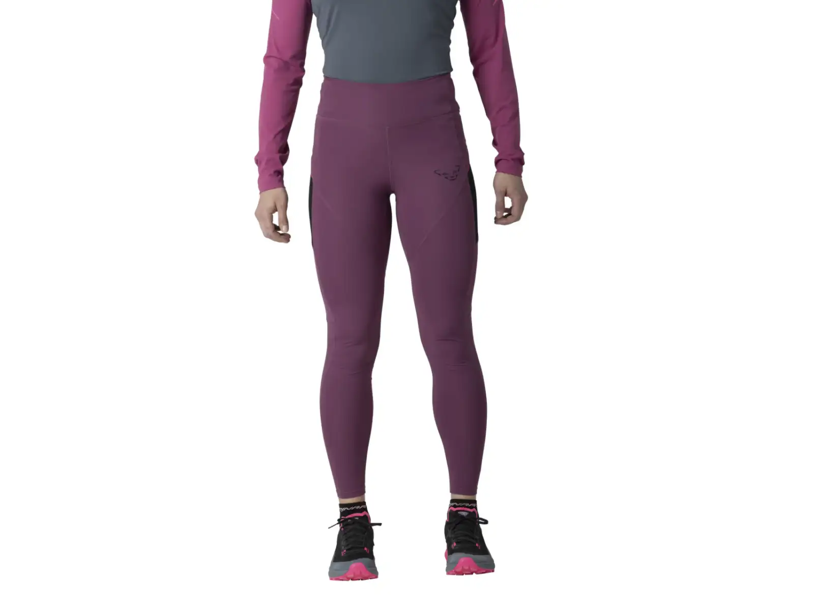 Dynafit Warm Ultra dámske zateplené legíny Amaranth