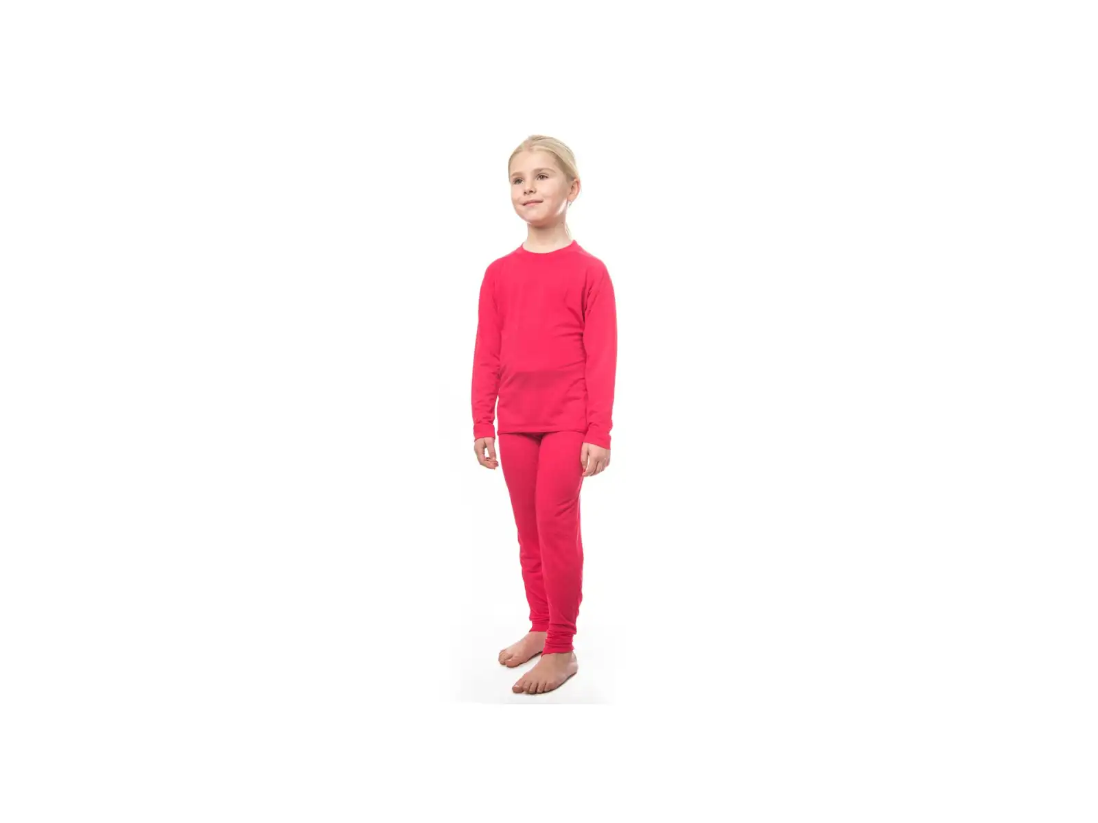 Sensor Merino Air detský set tričko dlhý rukáv + spodné nohavice Magenta