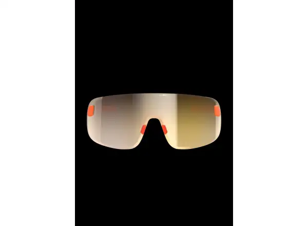 POC Elicit slnečné okuliare Fluorescent Orange Translucent/Clarity Road/Partly Sunny Gold