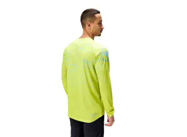 Endura LTD Marble Printed pánsky dres dlhý rukáv Lime Green