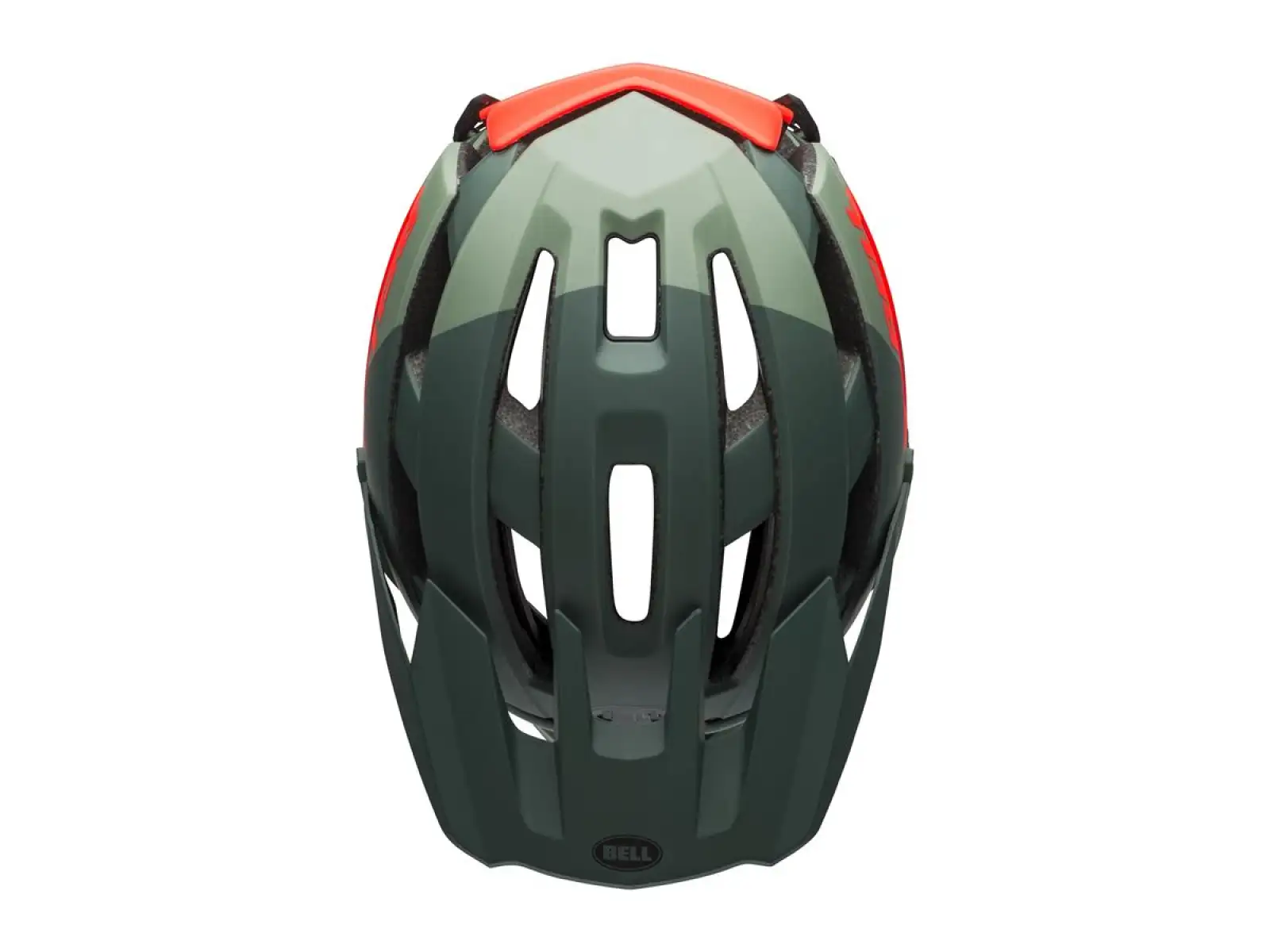 Bell Super Air R Spherical prilba Mat/Glos Green/Infrared