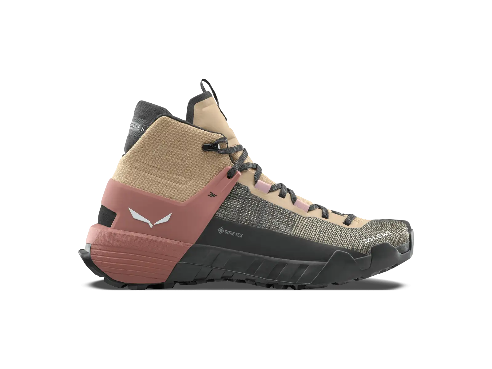 Salewa Wildfire NXT Mid GTX dámske turistické topánky Quicksand/Etruscan Red
