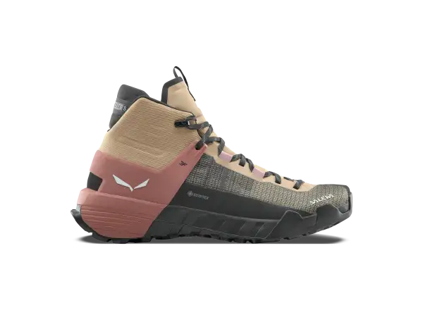 Salewa Wildfire NXT Mid GTX dámske turistické topánky Quicksand/Etruscan Red