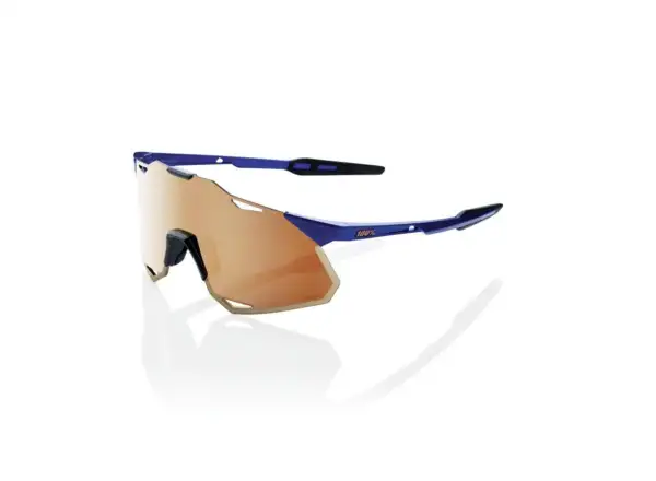 100% Hypercraft XS okuliare Gloss Cobalt Blue/HiPER Copper Mirror Lens