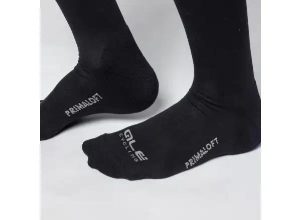 ALÉ Thermo 2.0 zimné cyklistické ponožky Black