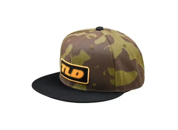 Troy Lee Designs Flat Bill Snapback šiltovka Fade Out Olive Camo