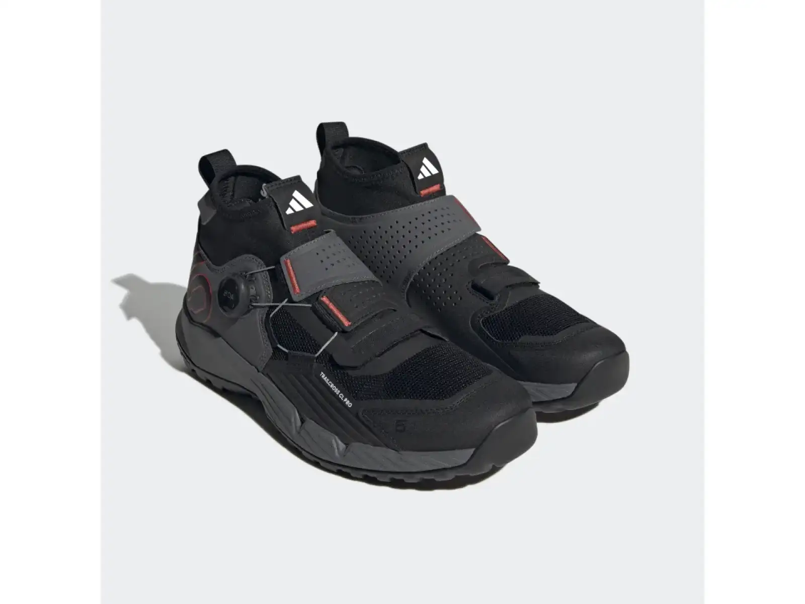 Five Ten Trailcross PRO Clip-in Pánska obuv Grey Five/Core Black/Red