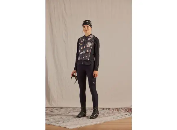 Maloja KekesM. dámska vesta Deep Black Flora