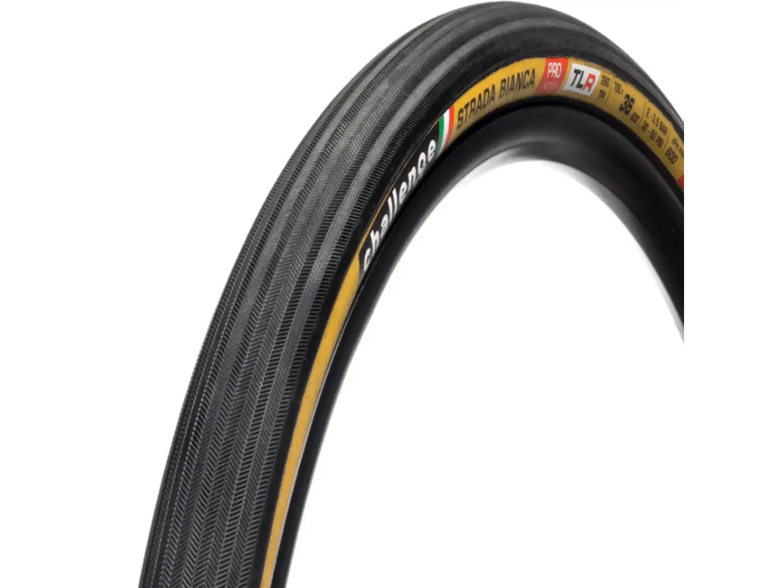 Challenge Strada Bianca TLR Pro 28" plášť kevlár Black/Tan