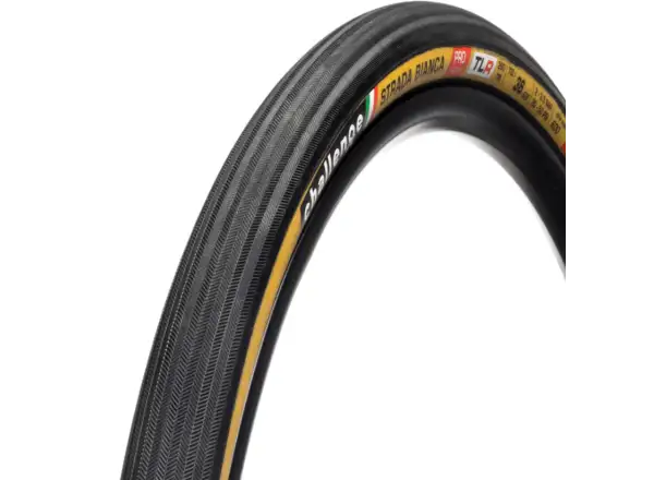 Challenge Strada Bianca TLR Pro 28" plášť kevlár Black/Tan