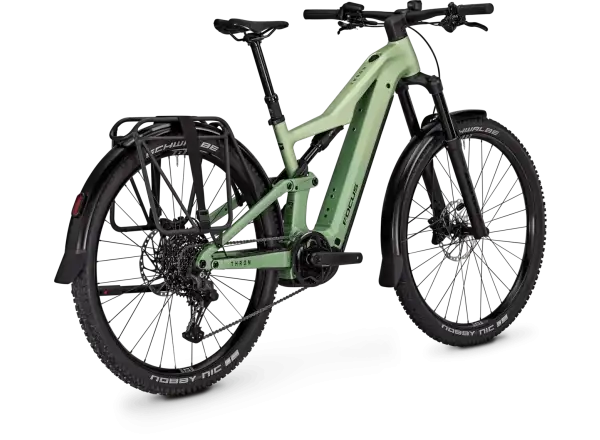 Focus THRON 7 EQP 800Wh celoodpružený elektrobicykel Mintgrey / Artichokegreen