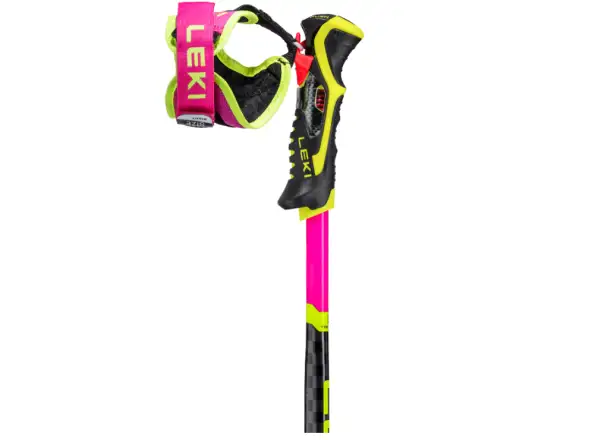 Leki WCR TBS SL 3D zjazdové palice Neonpink/Black/Neonyellow