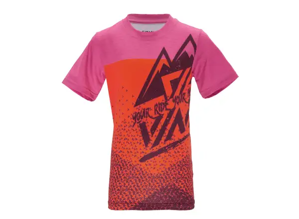 Silvini Denni Detský dres s krátkym rukávom Orange/Fuchsia