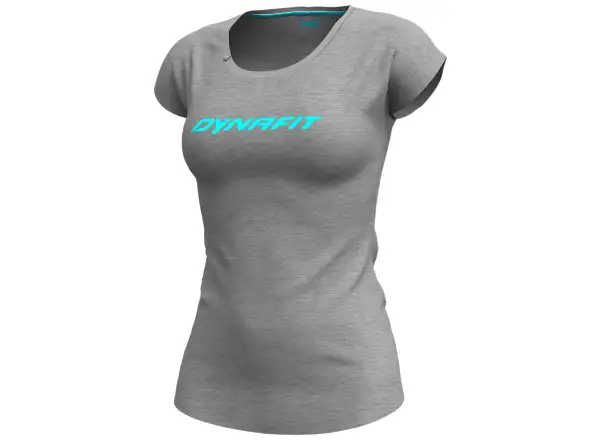 Dynafit 24/7 Logo dámske tričko s krátkym rukávom Quiet shade melange