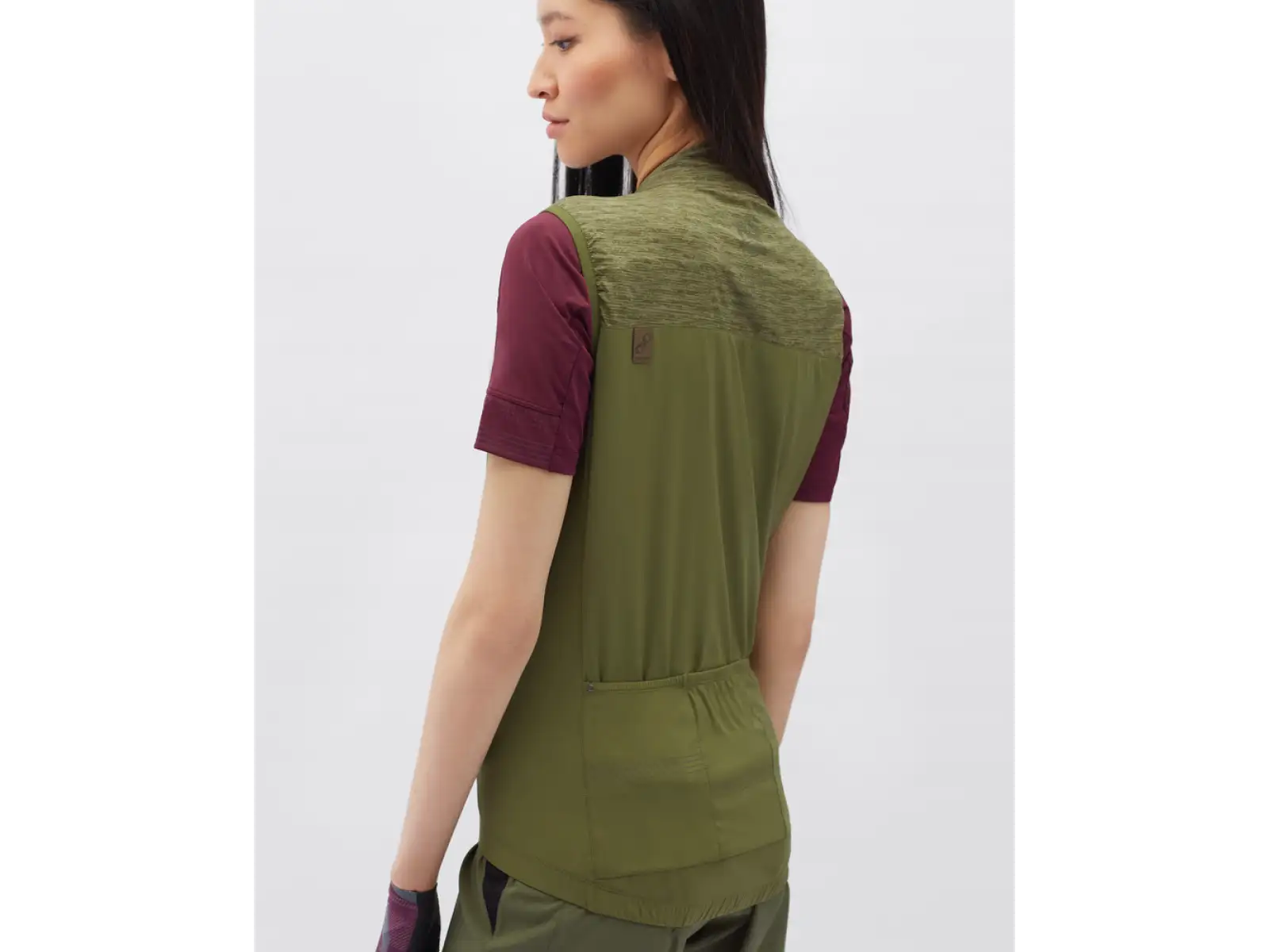 Silvini Caira dámska gravel vesta Olive/Plum