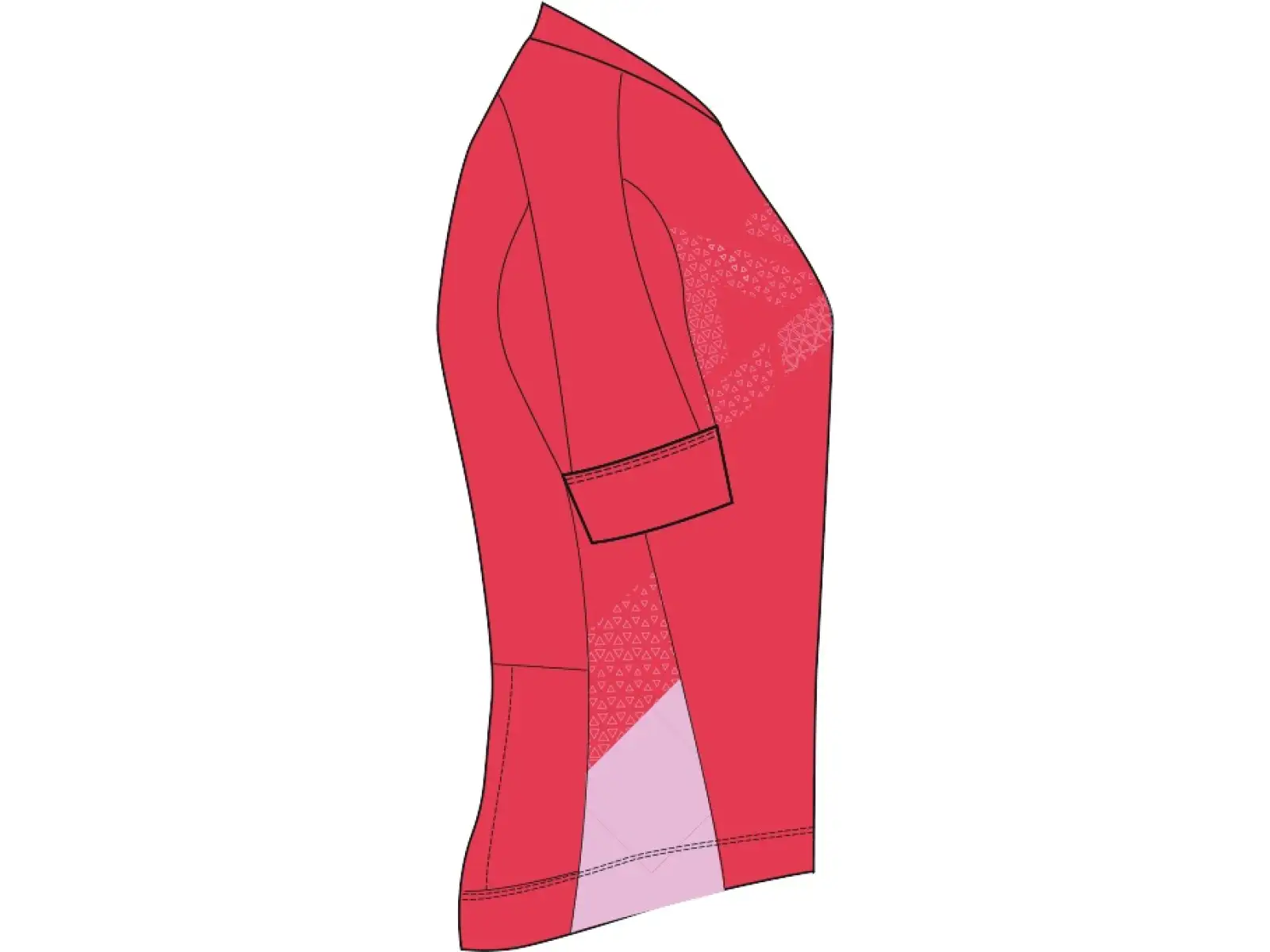 Silvini Rosalia dámsky dres s krátkym rukávom ruby/pink