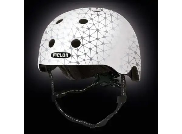 Melon Toddler Reflective detská reflexná prilba Magic White