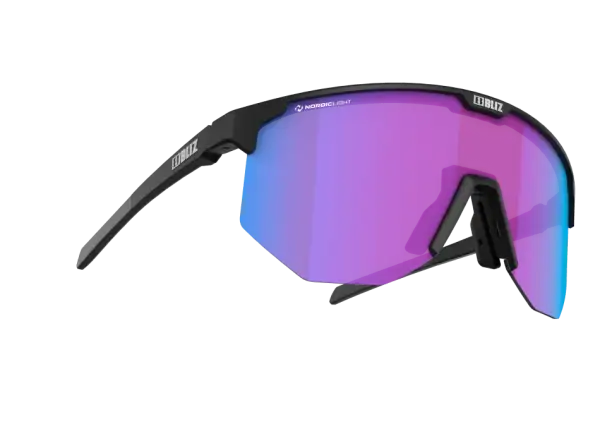 Bliz Hero Nano Optics okuliare Nordic Matt Black/Violet/Blue Multi cat. 2