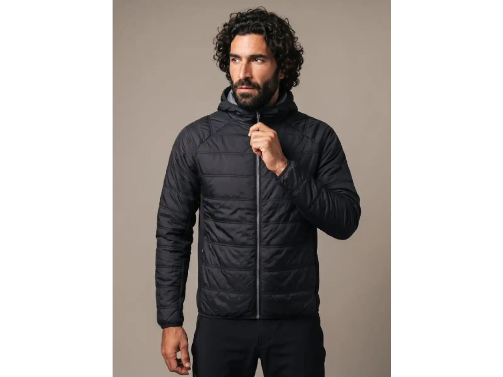 Silvini Simetto pánska bunda Black/Grey