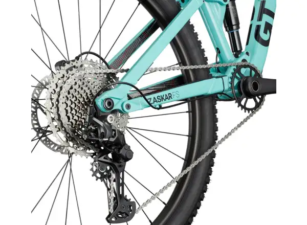 GT Zaskar FS 29 Comp horský bicykel Sea Green