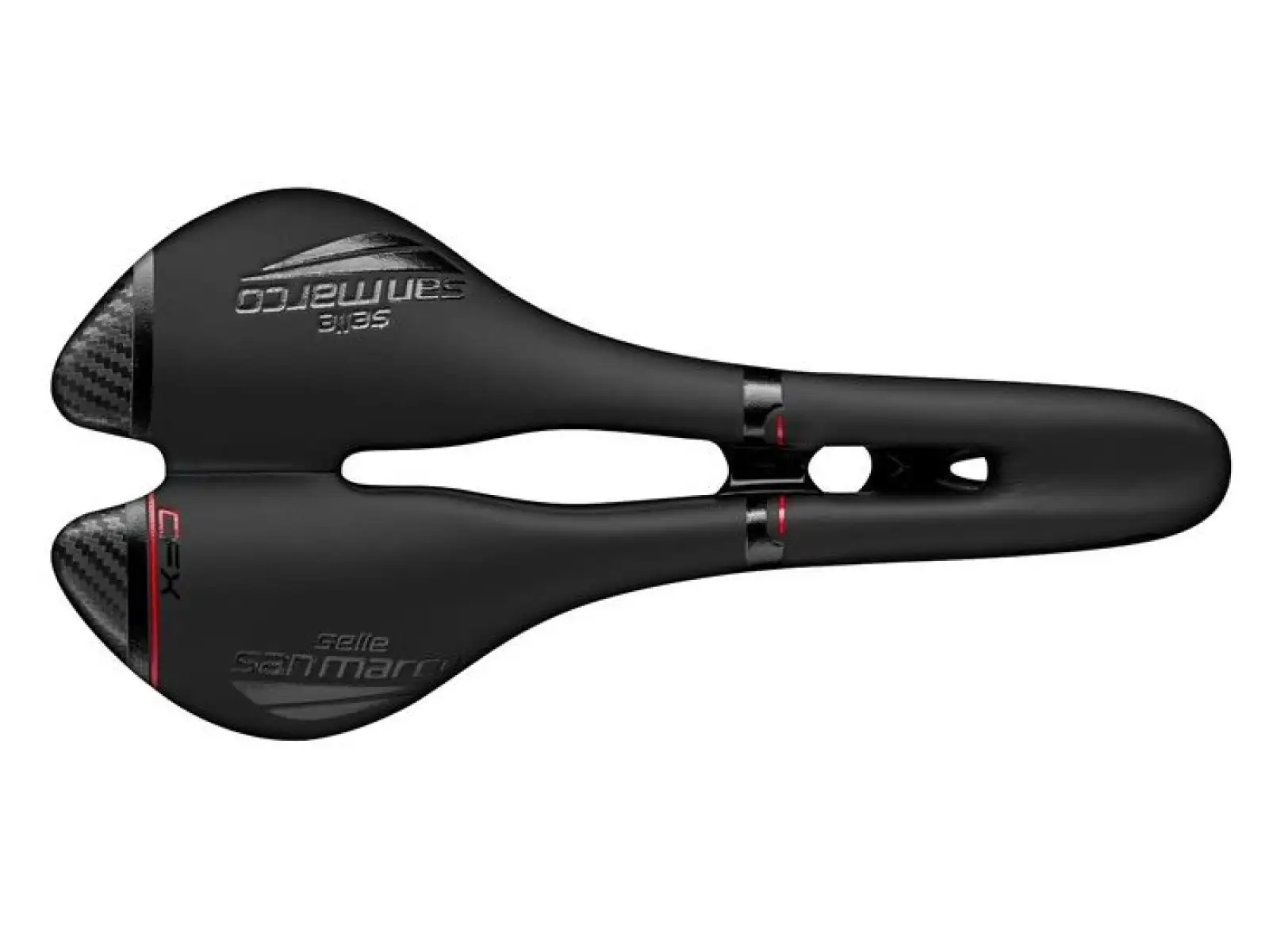 Sedlo Selle San Marco Aspide Open-Fit Carbon FX Narrow (čierne/čierne) 2020