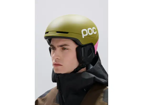 POC Obex Contour lyžiarska prilba Olivine Green Matt/Thulite Pink Matt