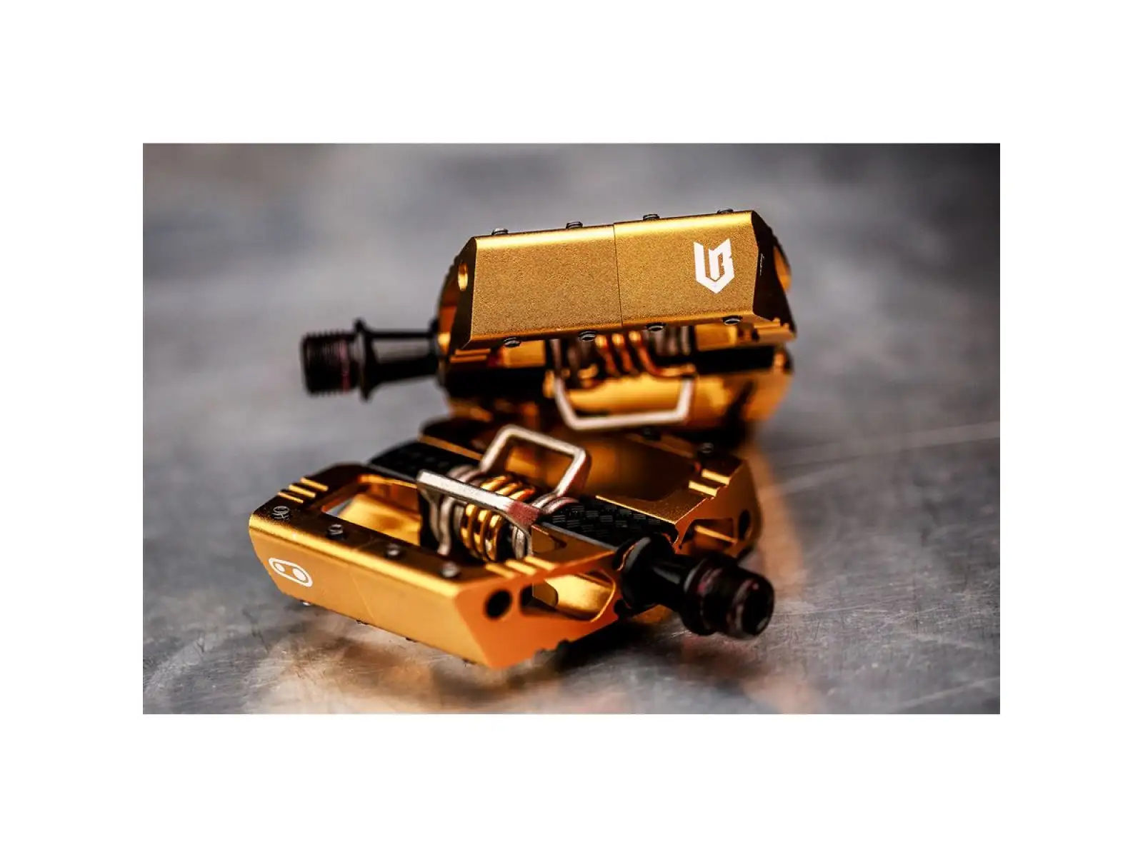 Crankbrothers Mallet DH Loic Bruni Signature Bronze Edition nášľapné pedále