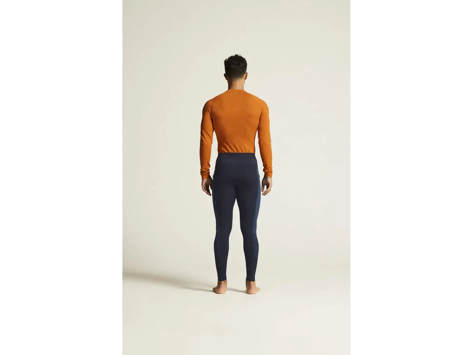 Craft ADV Warm Intensity pánske funkčné tričko dlhý rukáv oranžová