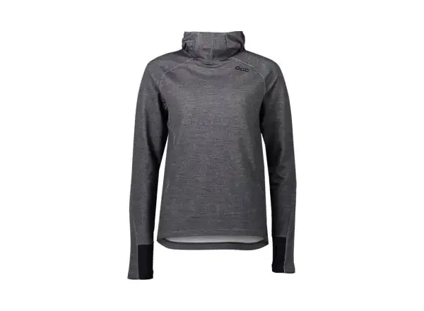 POC Ws Merino Hood Sylvanite dámska mikina s kapucňou Grey Melange