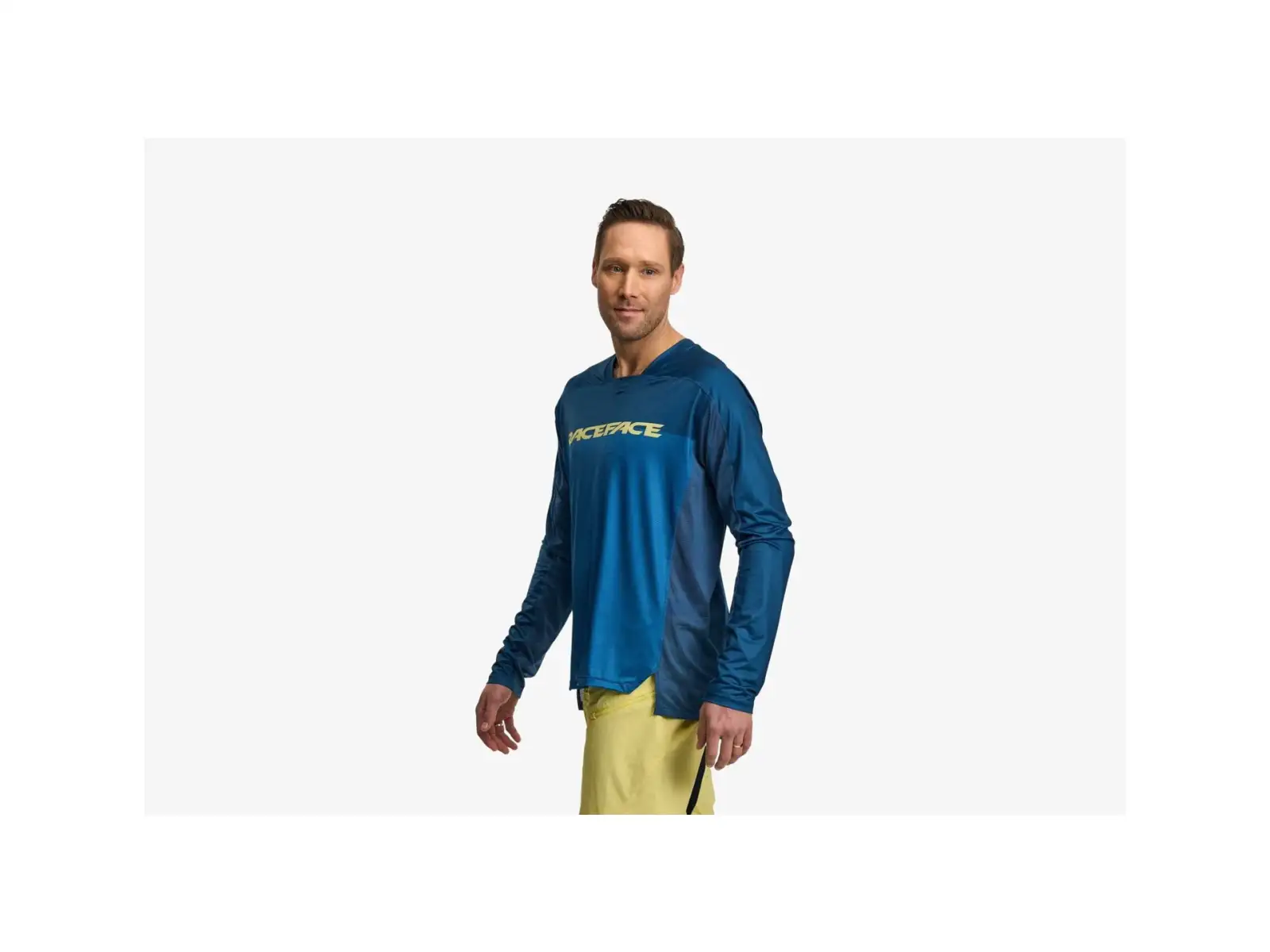 Race Face Diffuse pánsky dres s dlhým rukávom navy